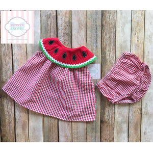 Watermelon themed two piece 6m