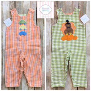Bailey Boys reversible Thanksgiving themed one piece 2T
