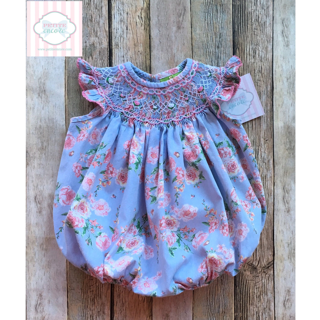 Floral smocked bubble 3m