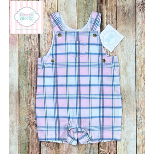 Janie and Jack plaid one piece 3-6m