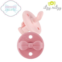 Sweetie Soother™️ Orthodontic Silicone Pacifier Set- Ballet Slipper and Primrose Pink 6-18m