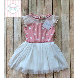 Heart themed dress by Lily Bleu 18m