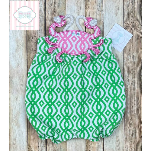 Mud Pie crab themed one piece 6-9m