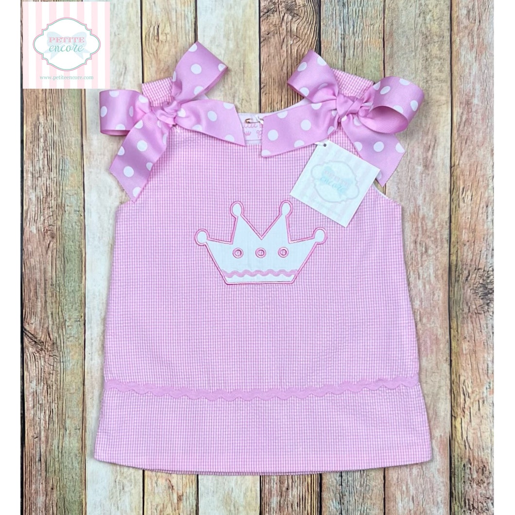 Mud Pie princess themed dress 0-6m