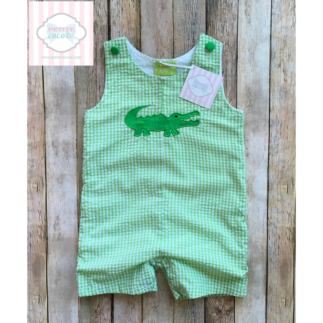 Alligator themed one piece by Classic Whimsy 2T