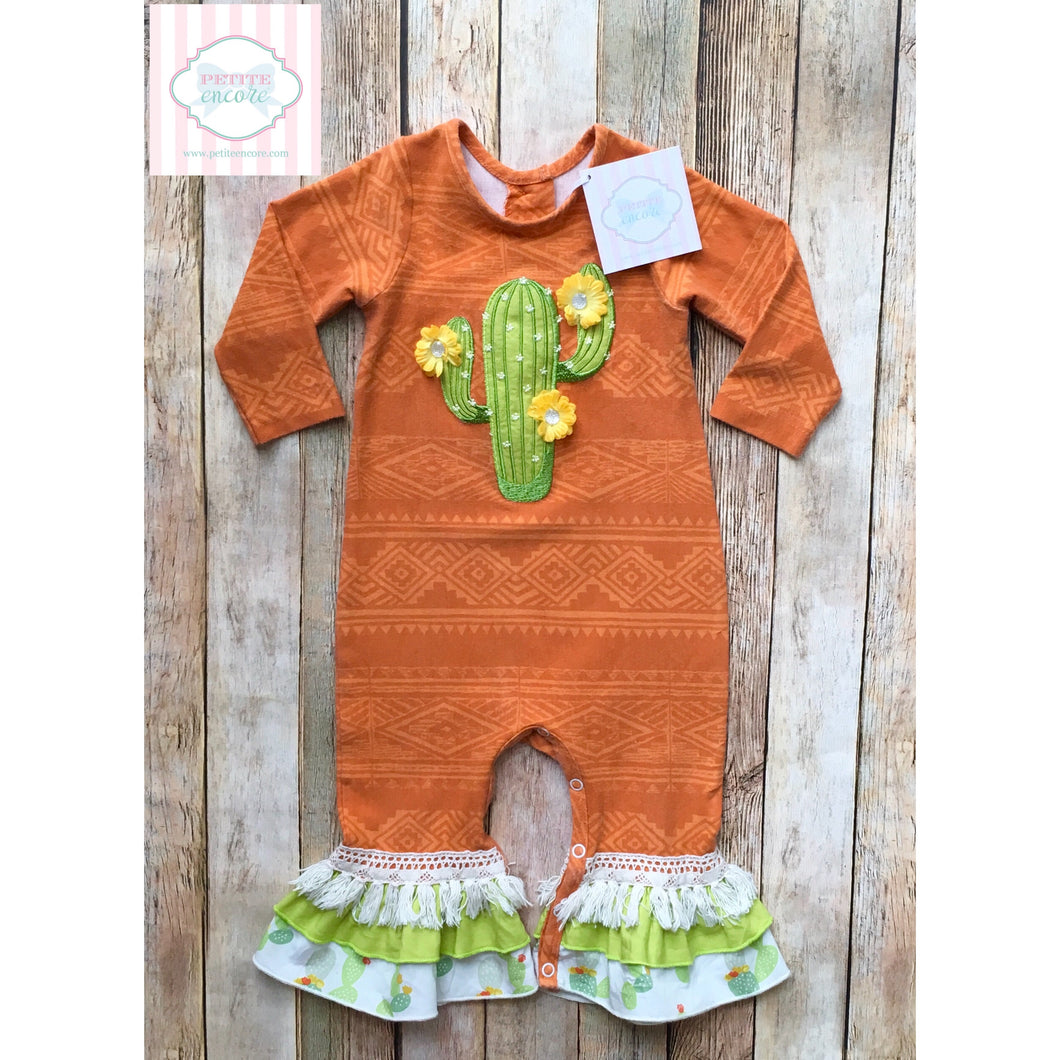 Cactus themed one piece 6-9m