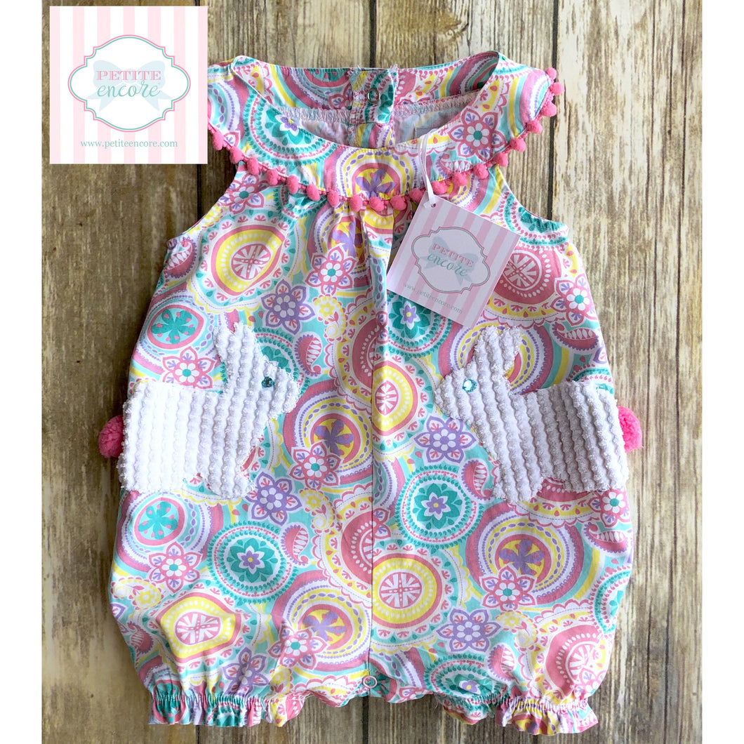 Mud Pie Baby Easter bubble 12-18m