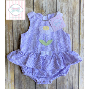 Vintage daisy themed one piece 3-6m