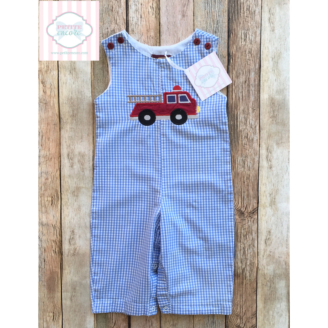 Fire truck themed one piece 3-6m
