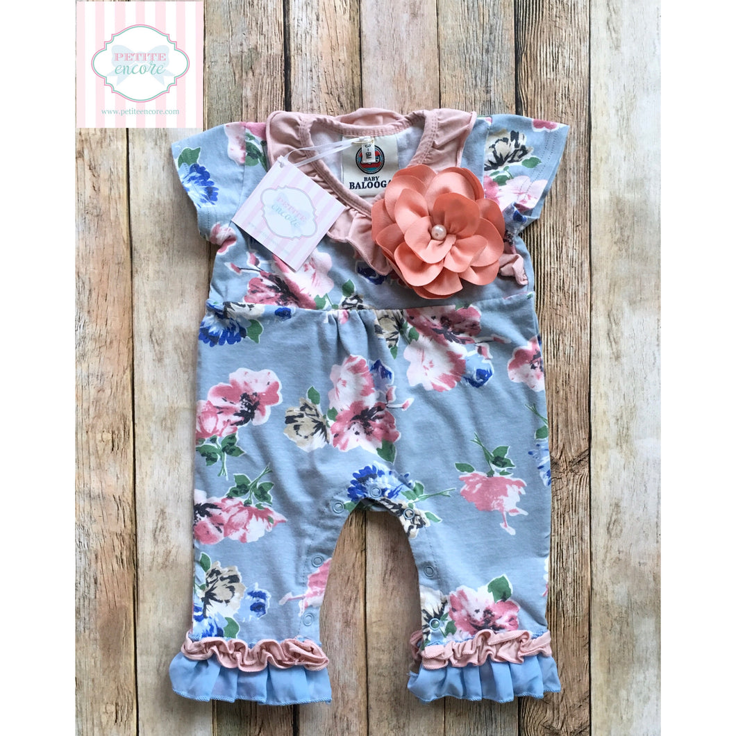 Floral one piece 3-6m