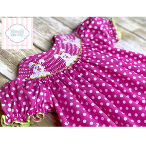 Smocked Easter dress 6m