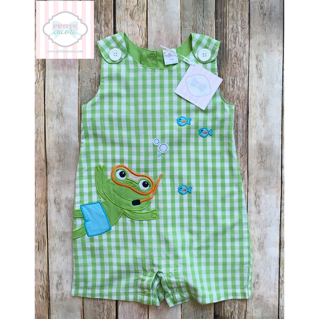 Frog themed one piece 24m