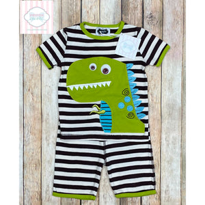 Mud Pie dinosaur themed pajamas 3T
