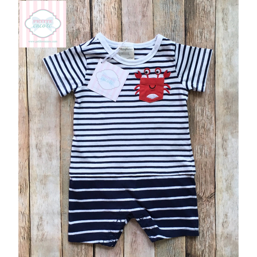 Crab themed one piece 3-6m