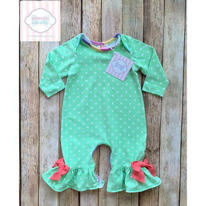 One piece by Ricrac and Ruffles 3-6m