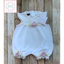 Rose themed one piece 3-6m