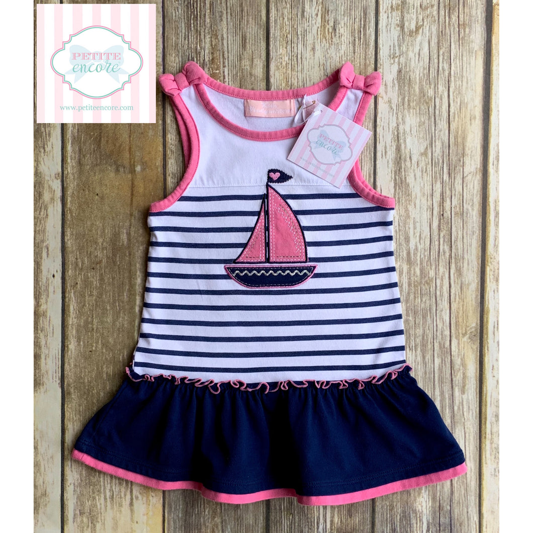 Sailboat themed dress 3T