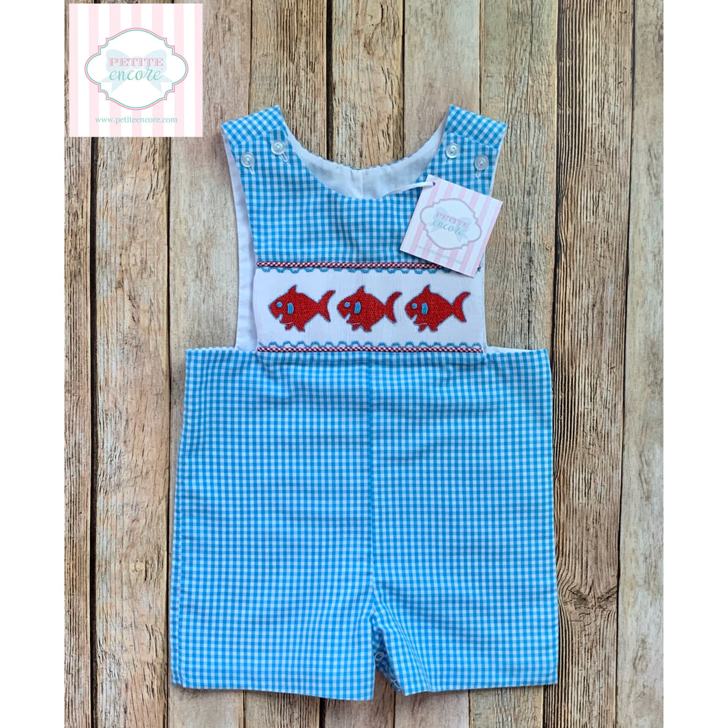 Smocked one piece by Three Sisters 9m