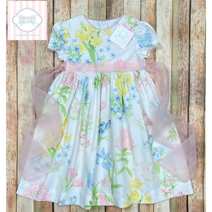 Hartstrings floral dress 4T