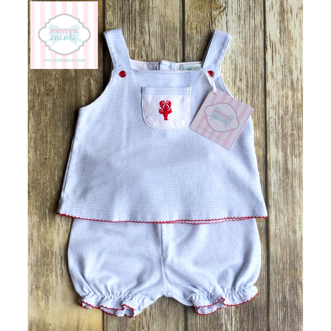 Lobster themed two piece by Baby Threads 6m