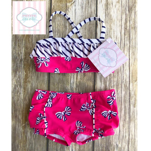 Janie and Jack two piece swimsuit 3-6m
