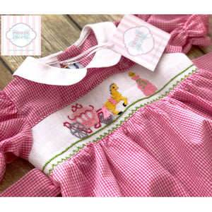 Princess themed smocked bubble by Silly Goose 6m