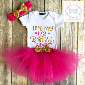 Two piece 1/2birthday outfit  6m